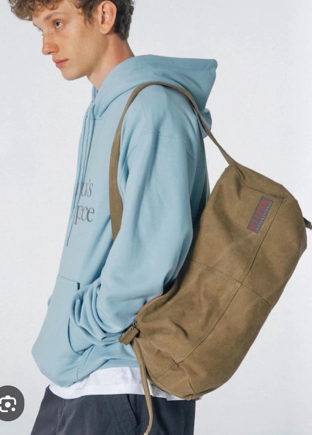 Vintage Canvas Duffel Bag Carmel 상품이미지1