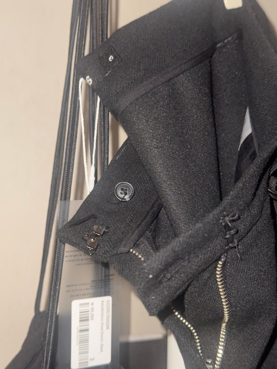 OJOS Micro Wool Shorts / Black 상품이미지2