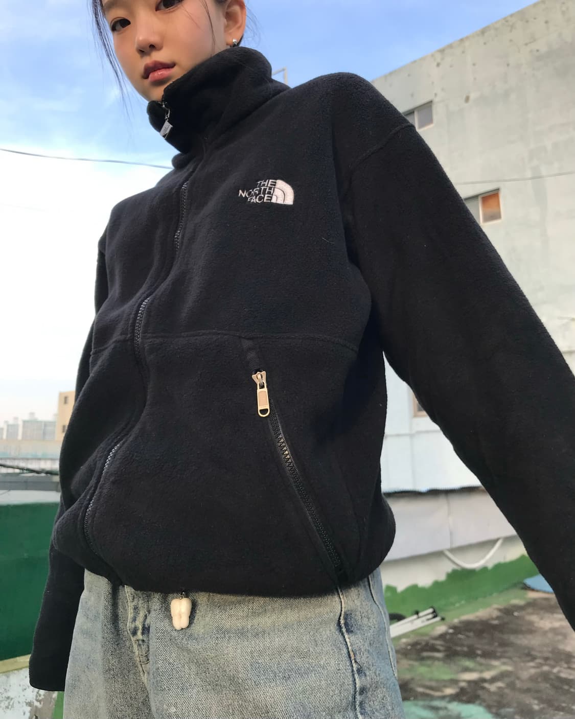 노스페이스 블랙 후리스 상품이미지1