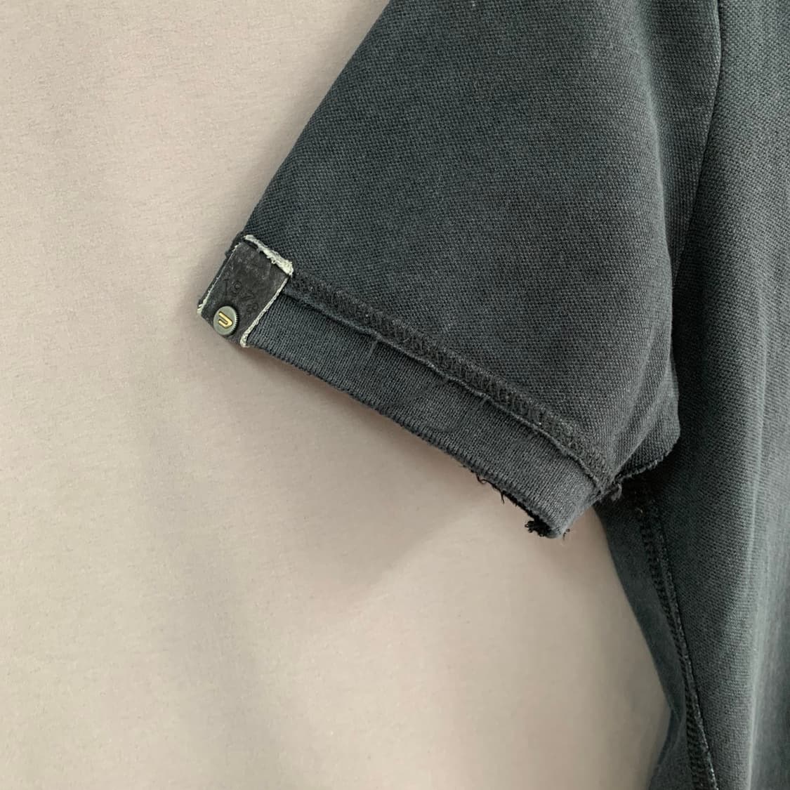 S 디젤 빈티지 워싱 데미지 PK 반팔 카라티 상품이미지4