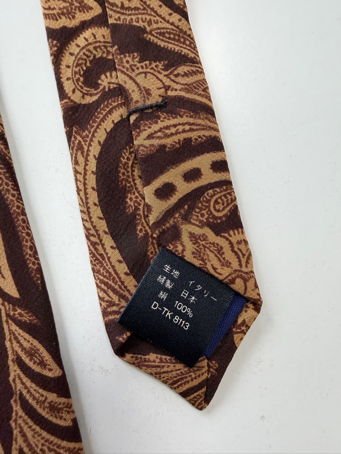Vittorio Como 빈티지 실크 넥타이 8.7cm 상품이미지7