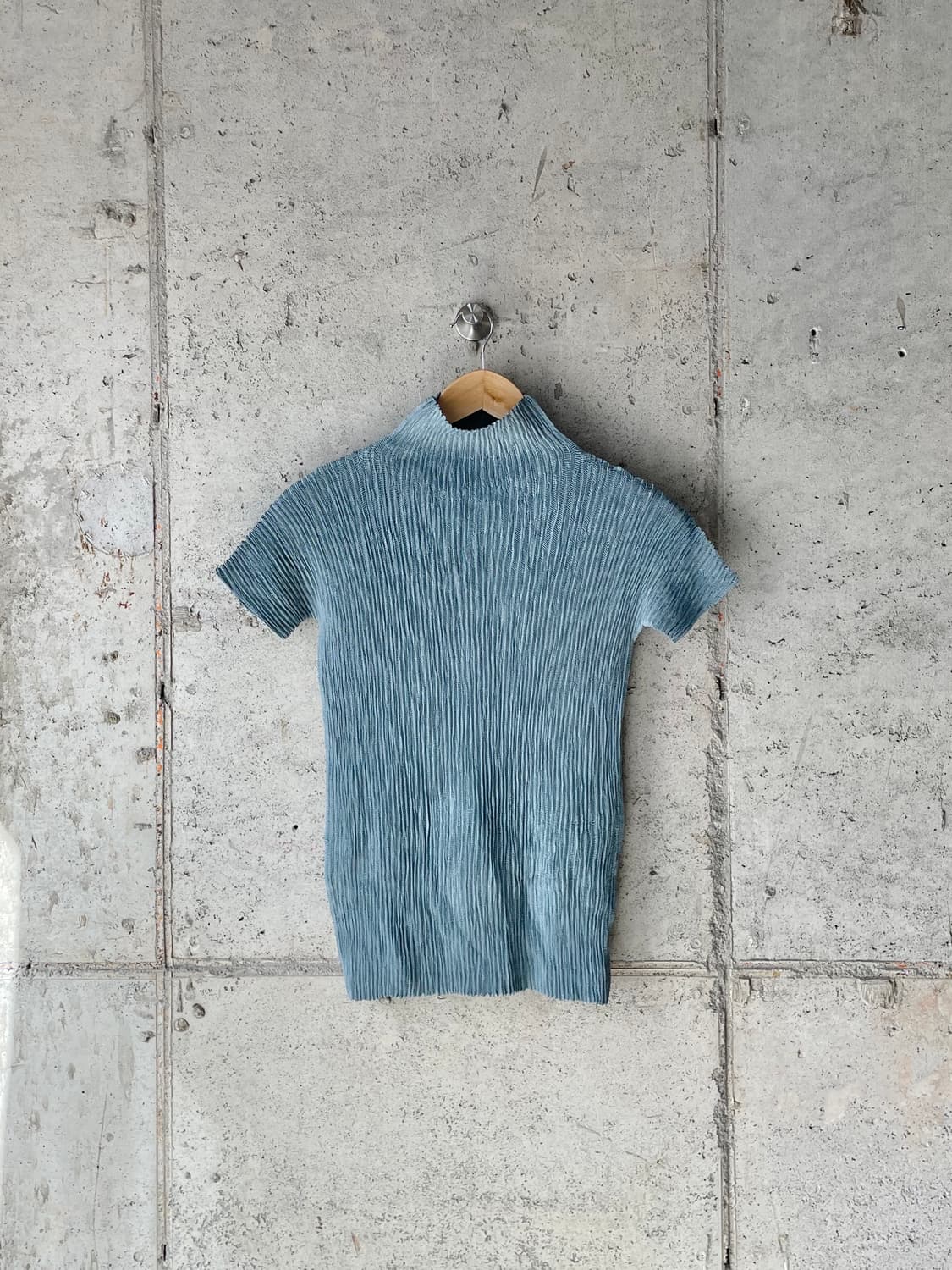 Hiroko bis 히로코비스 플리츠 탑 블루 상품이미지1