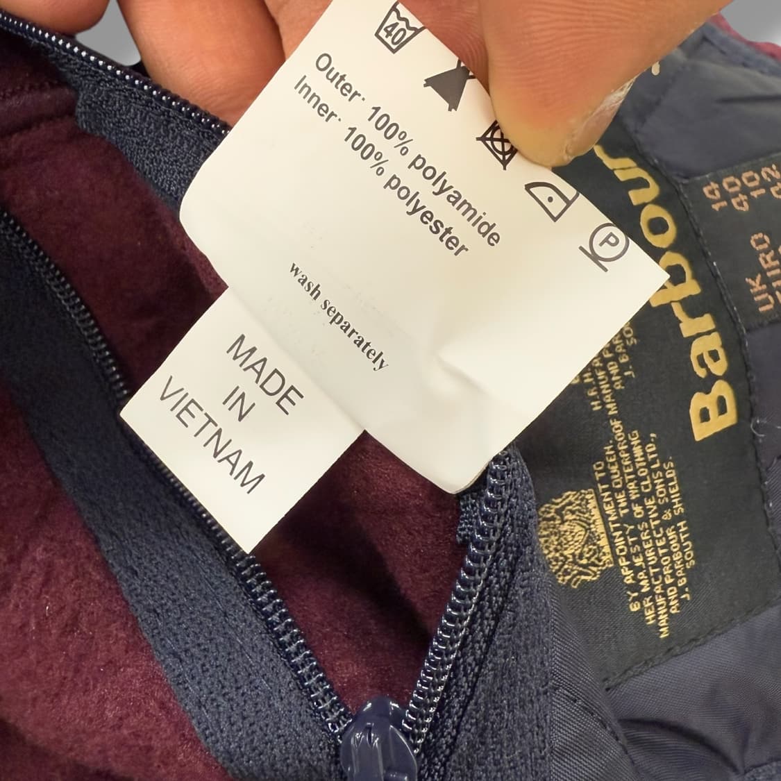 바버 퀄팅 베스트 r1846  상품이미지9