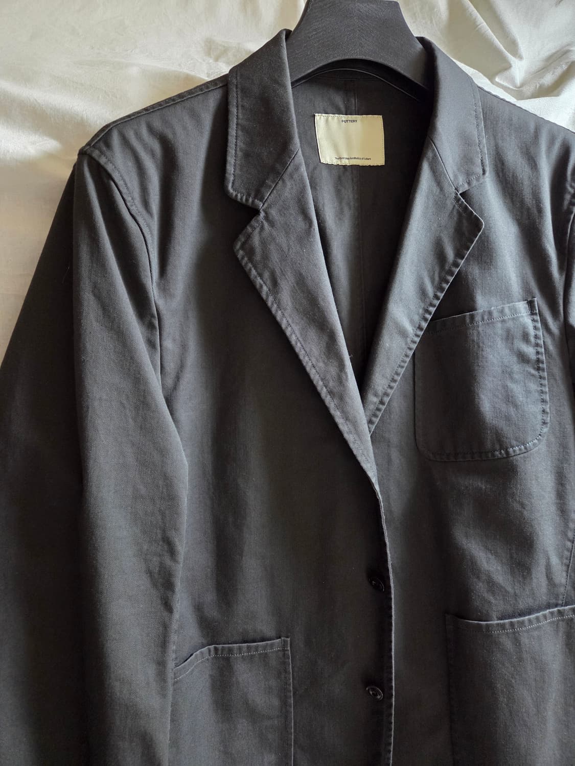 포터리 워시드 스포츠 자켓 차콜 4(105~110) 상품이미지5