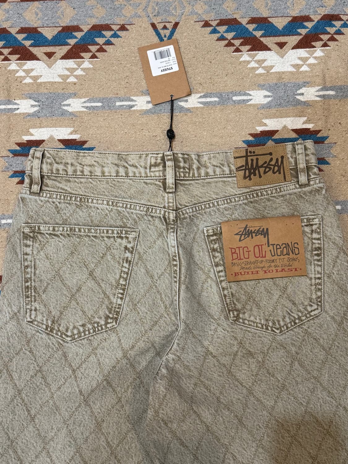 [30] 스투시 퀼티드 데님 빅 올 진 빈티지 워시 상품이미지2