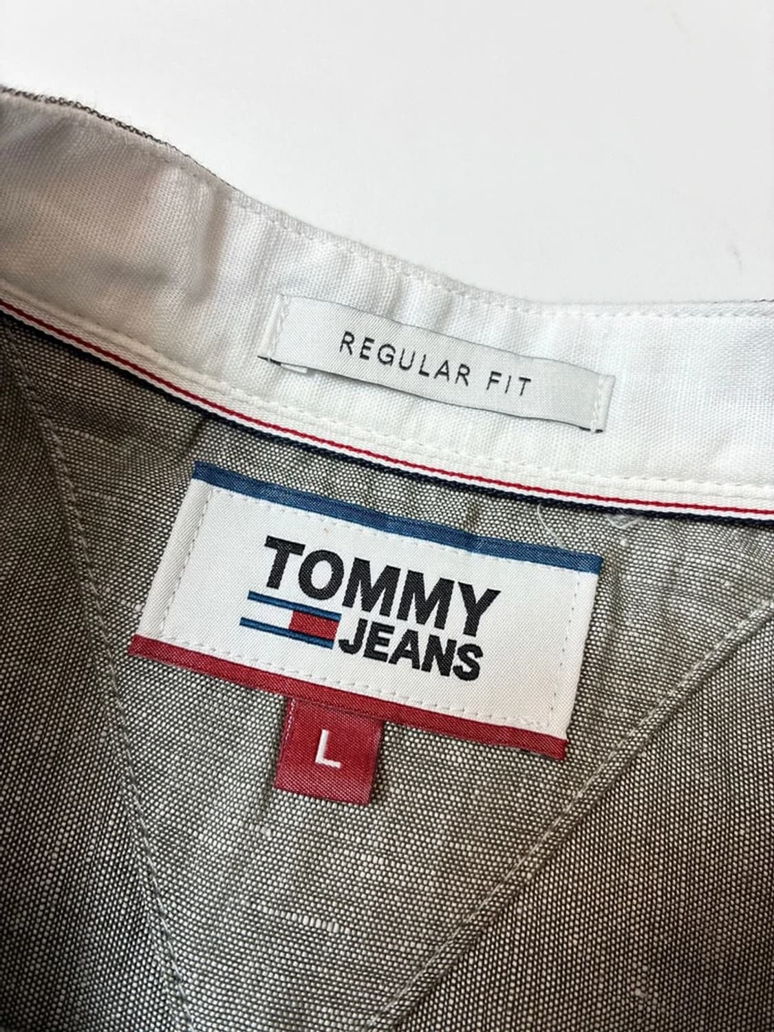 타미 진스 린넨 코튼 솔리드 셔츠 PN8701 상품이미지8