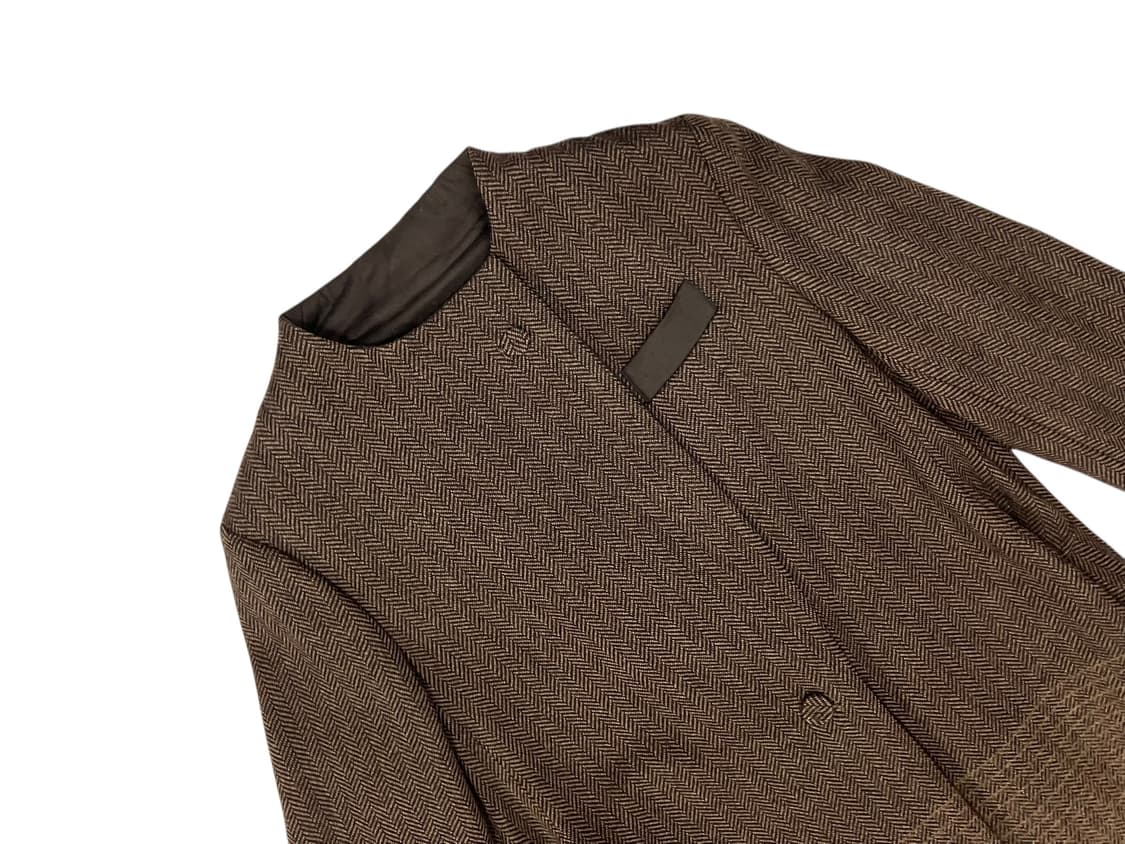 KUHO 헤링본 그라데이션 롱 코트 S 상품이미지2