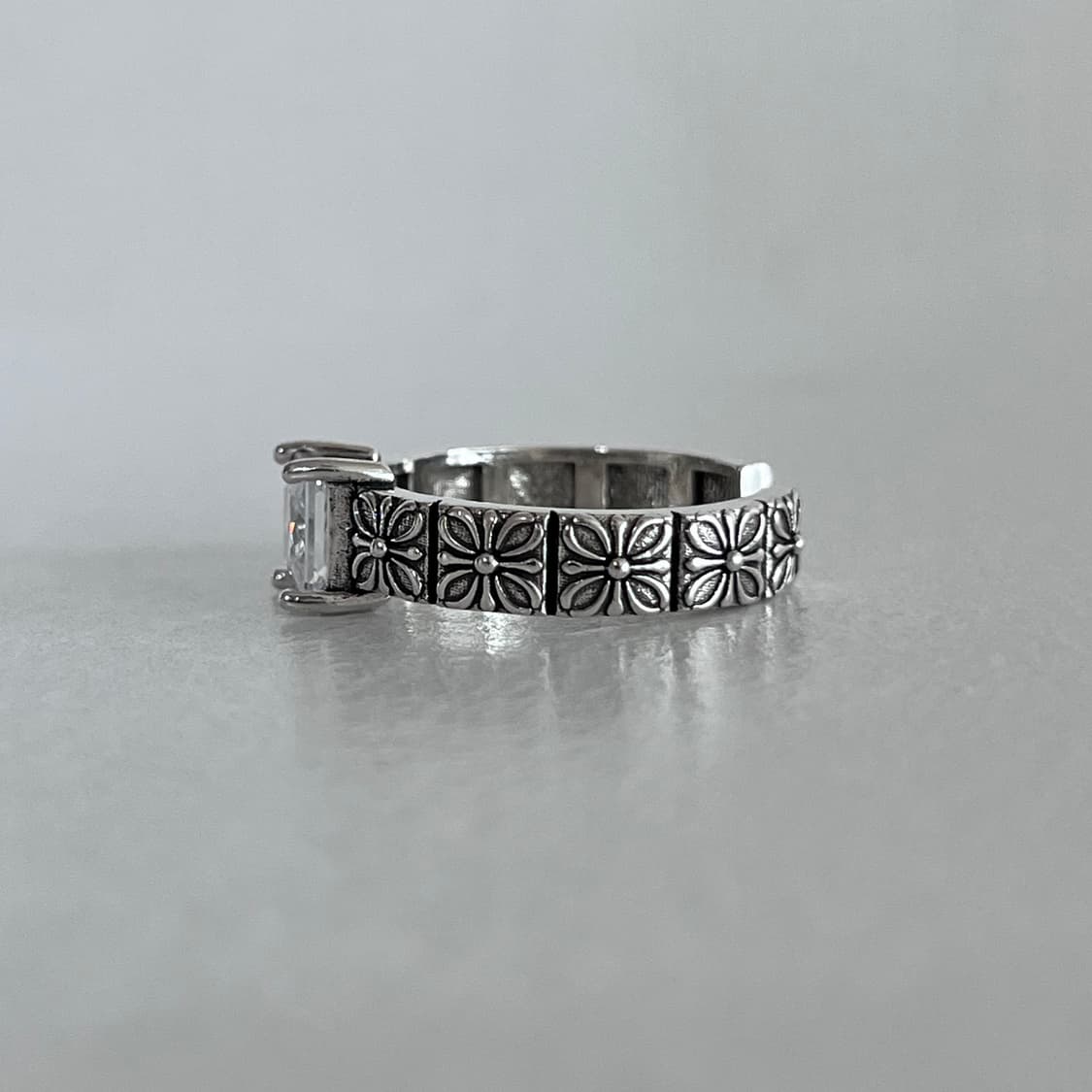 크리스탈 크롬 반지 상품이미지4