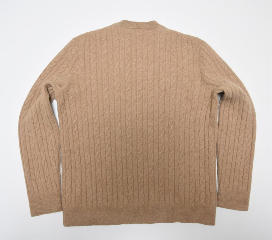 라코스테 케이블 니트 L 100  베이지 새상품급 컨디션라코스테 케이블  상품이미지3