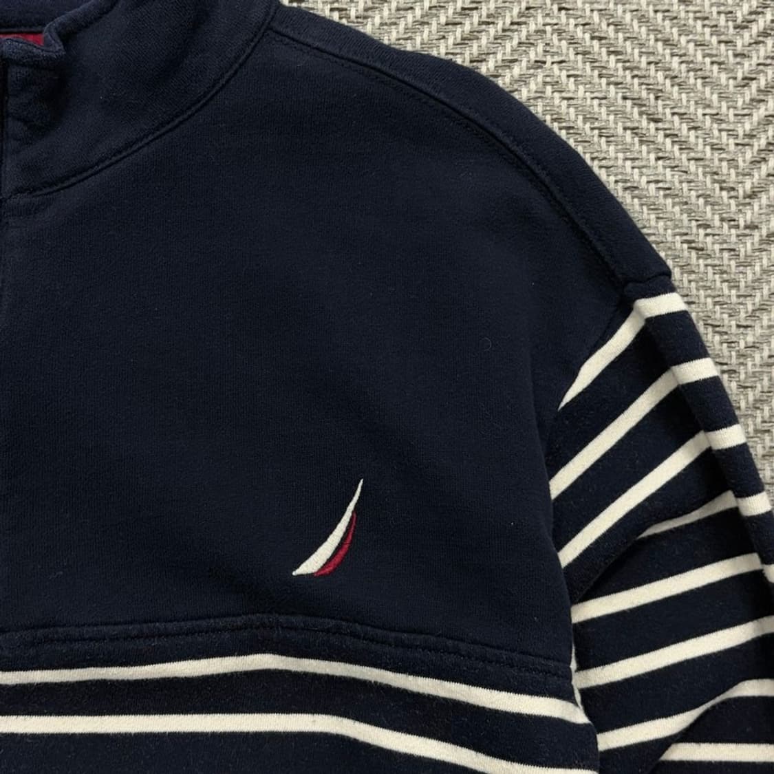 노티카 단가라 집업 맨투맨 v2165 상품이미지5