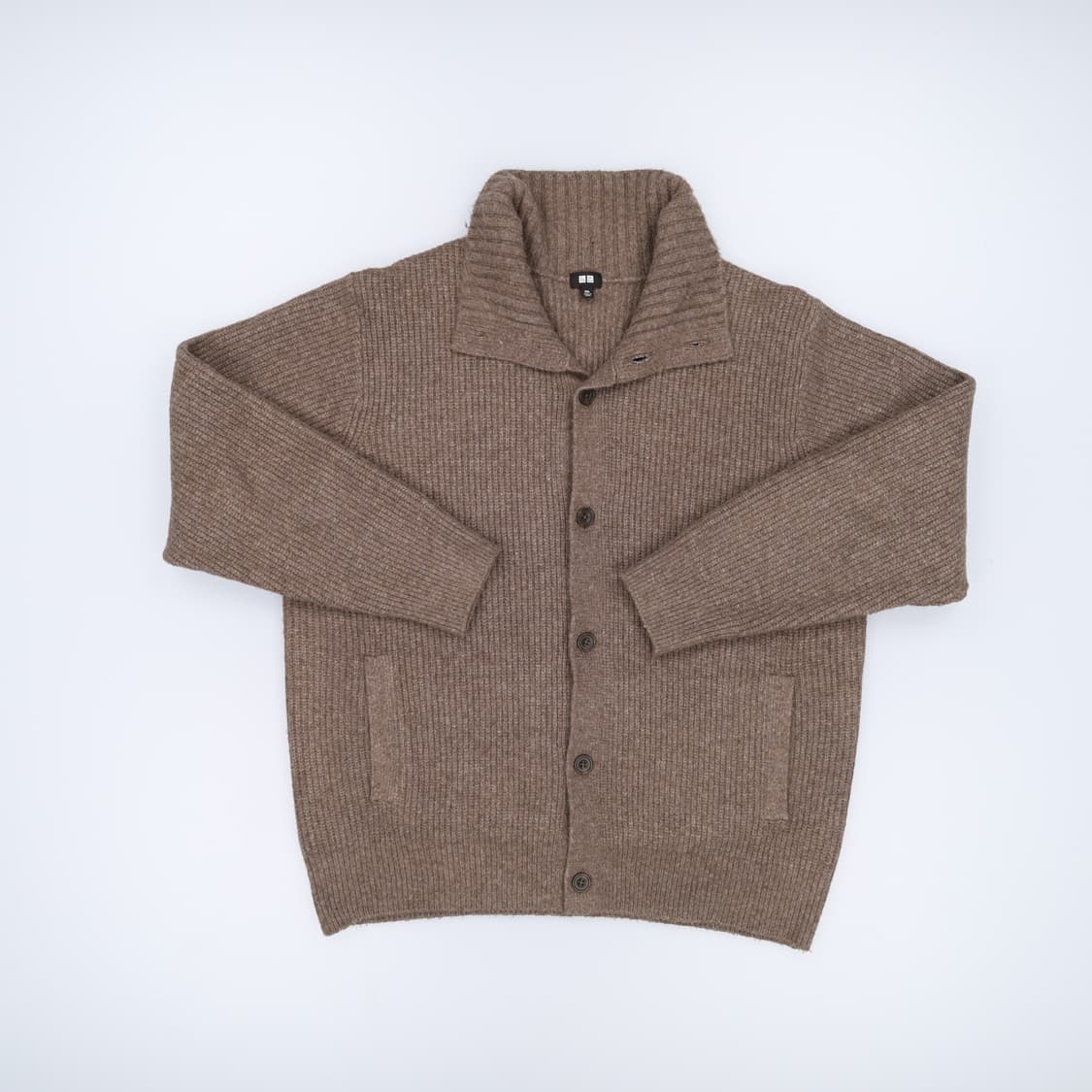 [XXL] 유니클로 울 숄카라 가디건 0107H1 상품이미지1