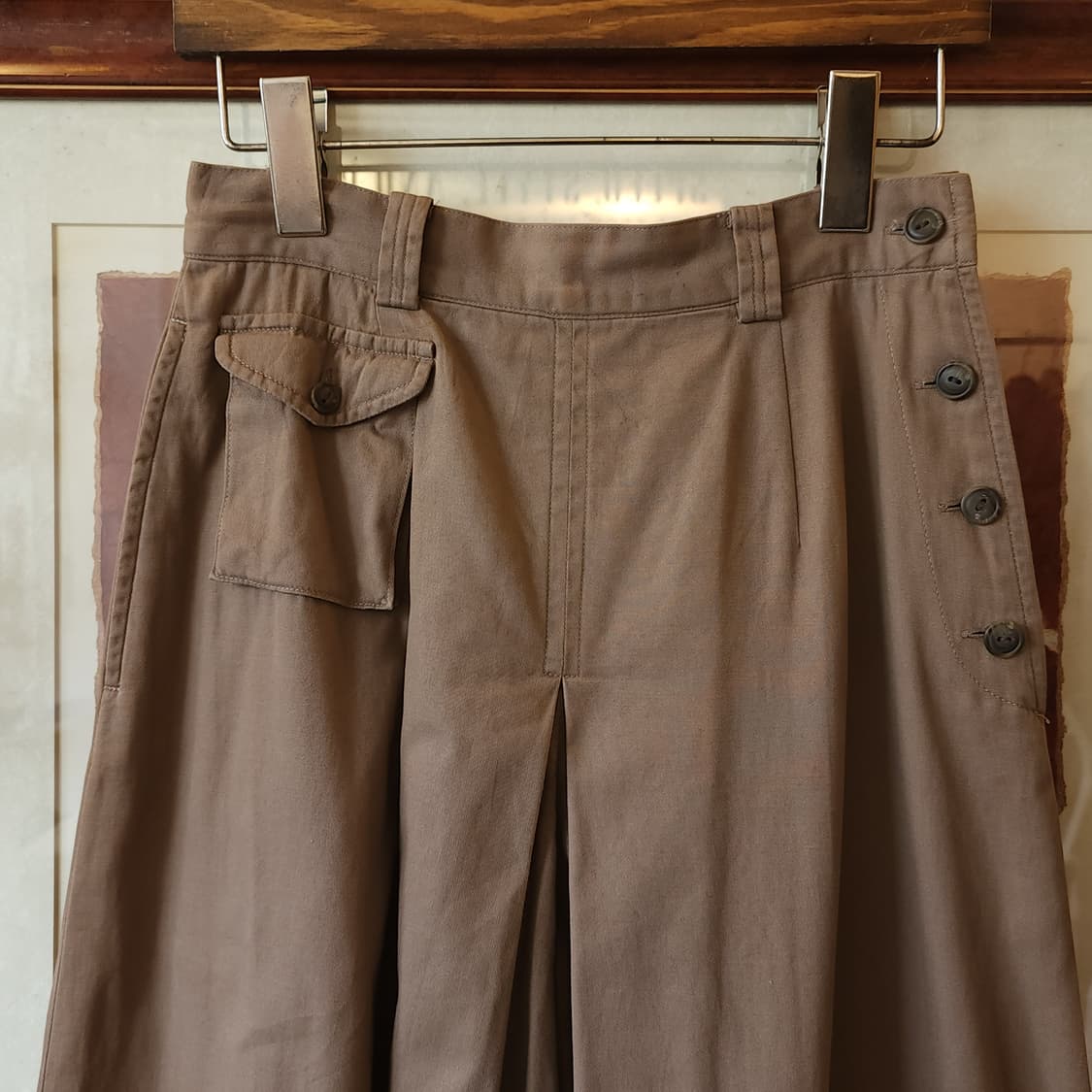 90s 폴로 컨트리 여성용 웨스턴 와이드 팬츠 치마바지 7 상품이미지4