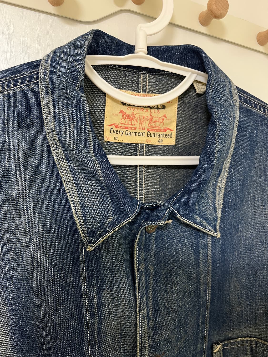 리바이스빈티지클로딩 LVC1920 Lot67 Sack Coat 콘밀 M 상품이미지2