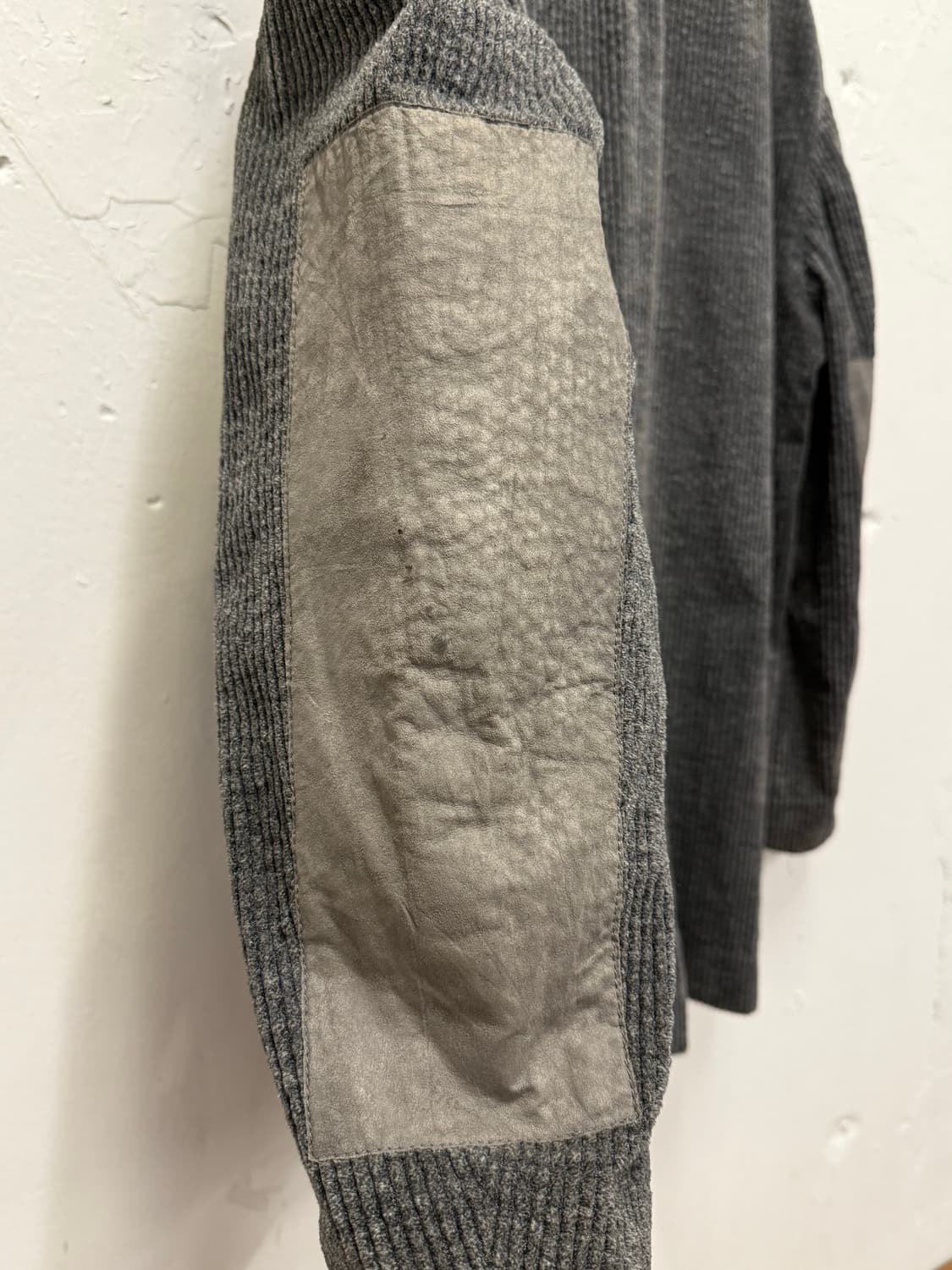 L) ISSEY MIYAKE MEN Wool Ribbed Stand Co 상품이미지7