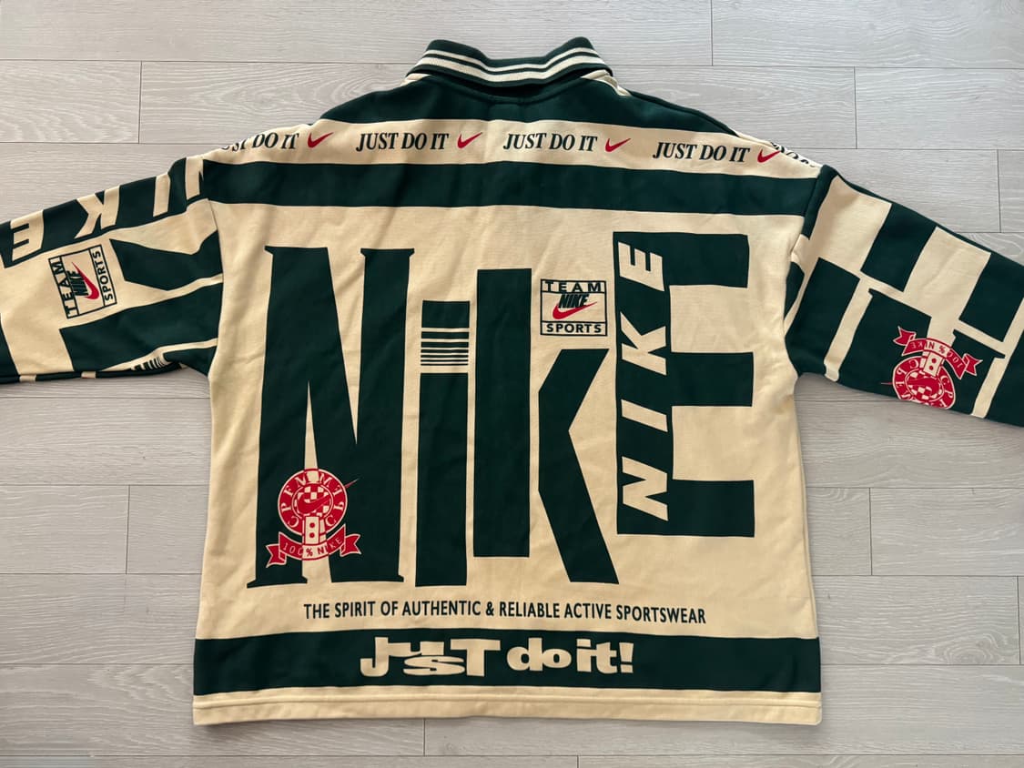 [M] 나이키 x CPFM 롱슬리브 폴로 내츄럴 US/EU 상품이미지5