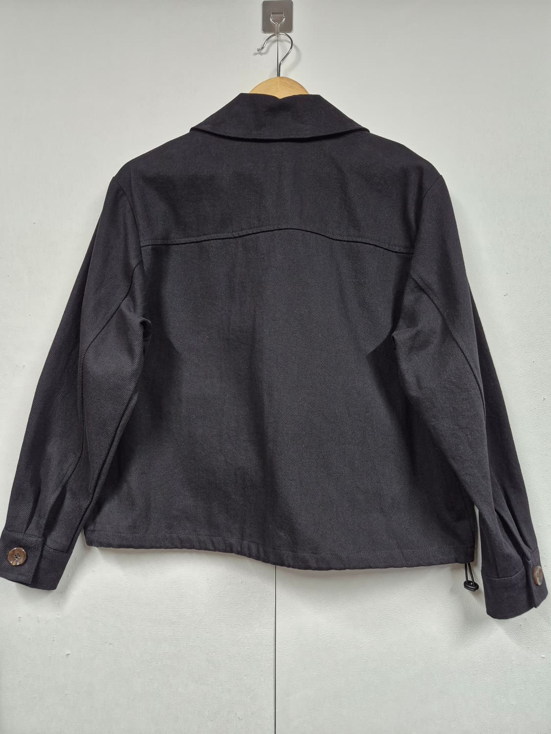 블랙 면 자켓 상품이미지3