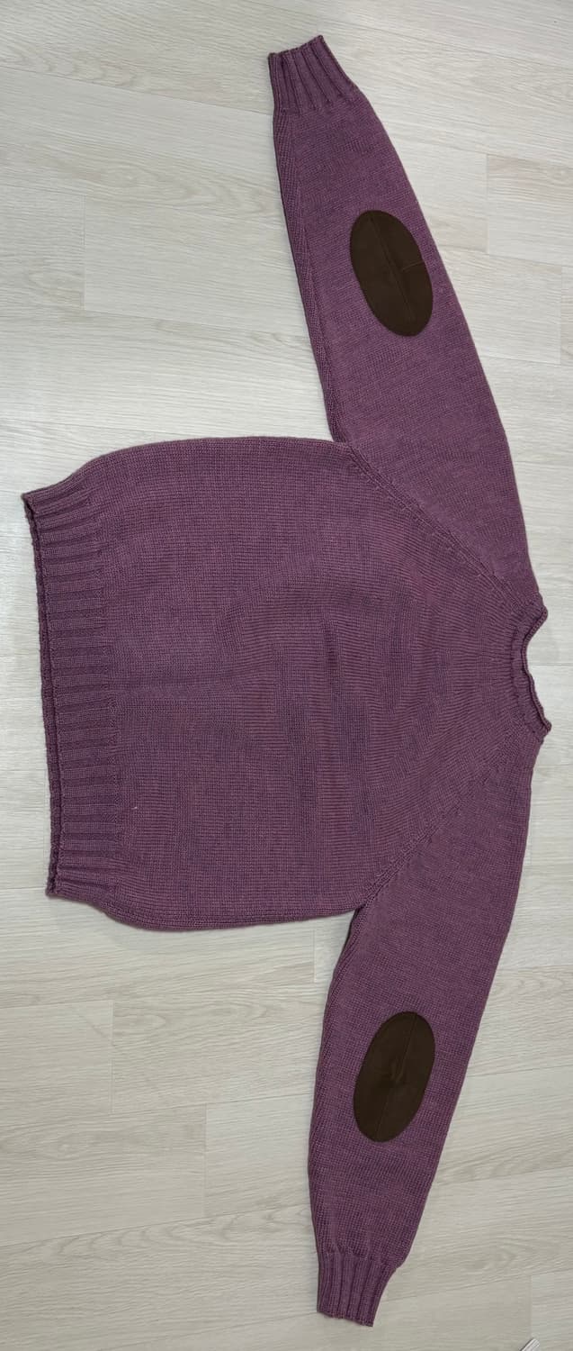 올드조 Tweedy Yarn Roll-neck Sweater - Plum 상품이미지3