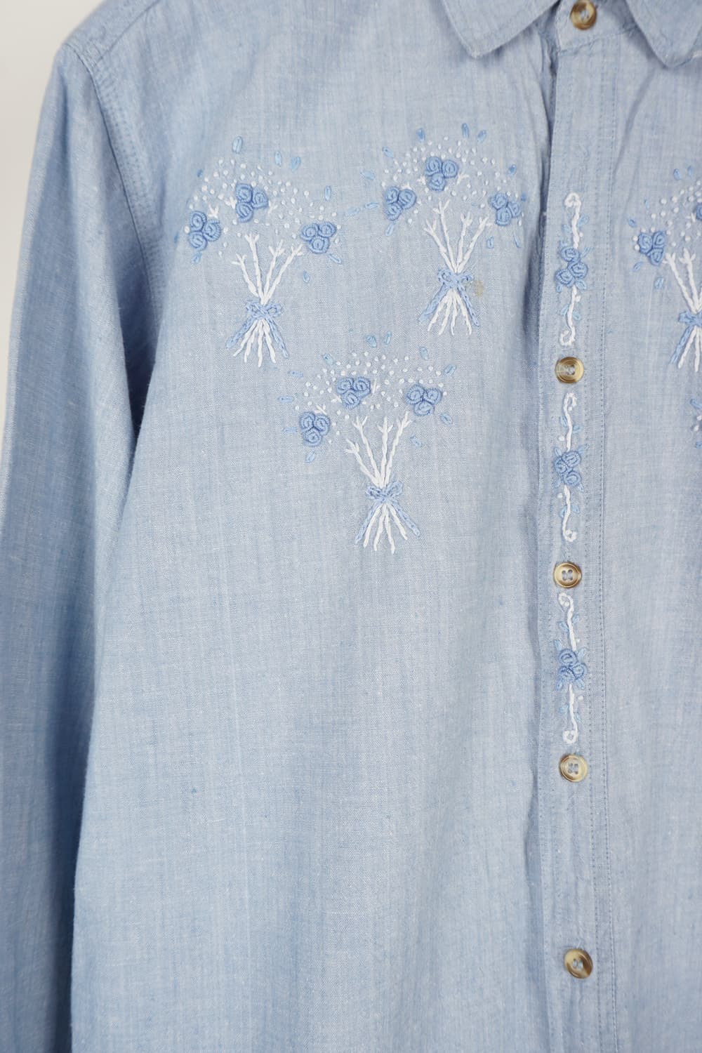  A.T.LTD floral embroidered shirt 상품이미지3