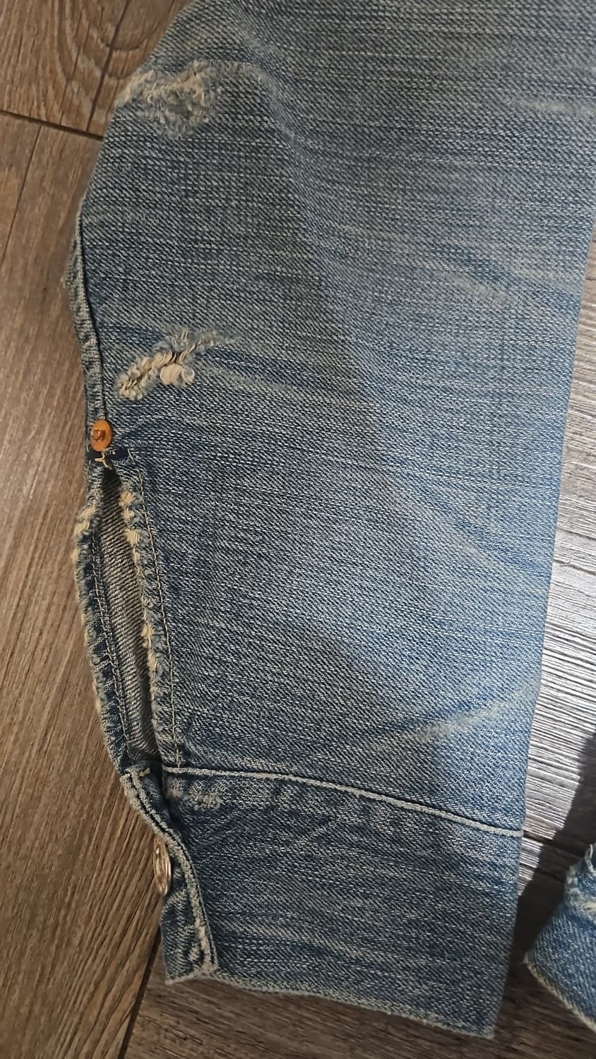 리바이스 LVC 1880s 트리플 플리츠 자켓 구스 에그 S 상품이미지7