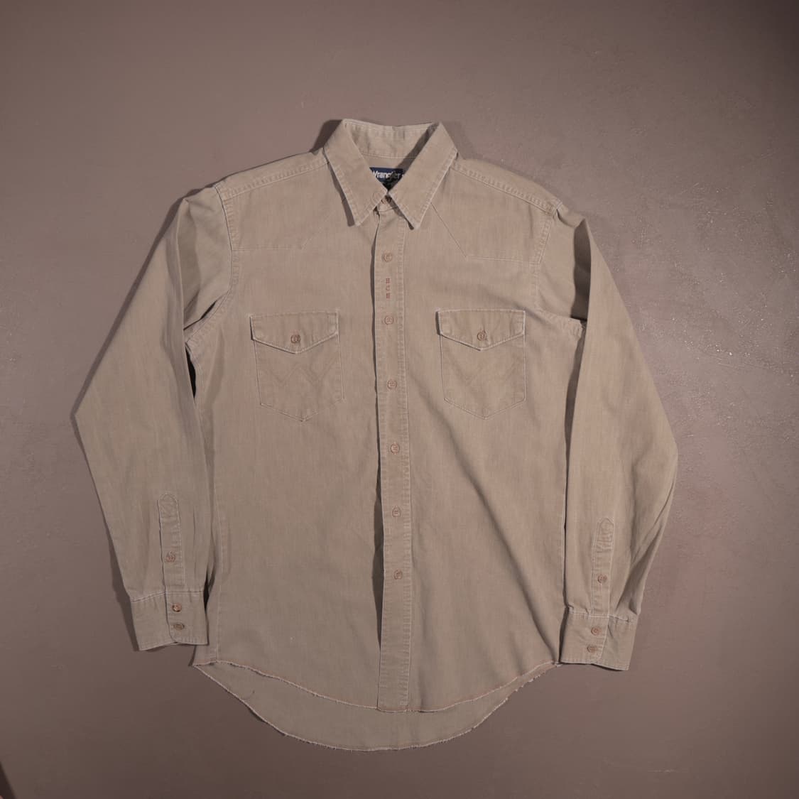 90s 랭글러 웨스턴 헤비코튼 셔츠 상품이미지1