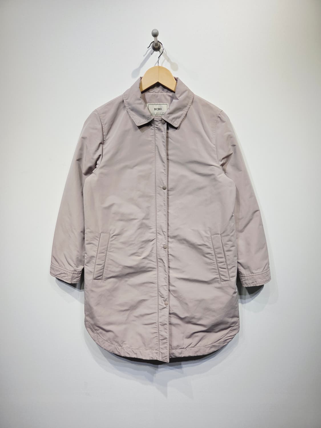 BCBG 스냅버튼 패딩 하프 코트 상품이미지2