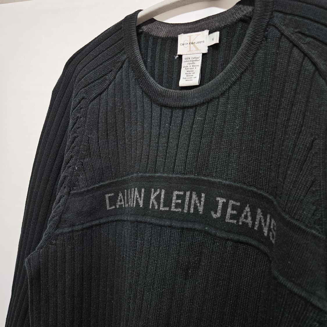 캘빈클라인 진스 골지 니트 M 상품이미지2