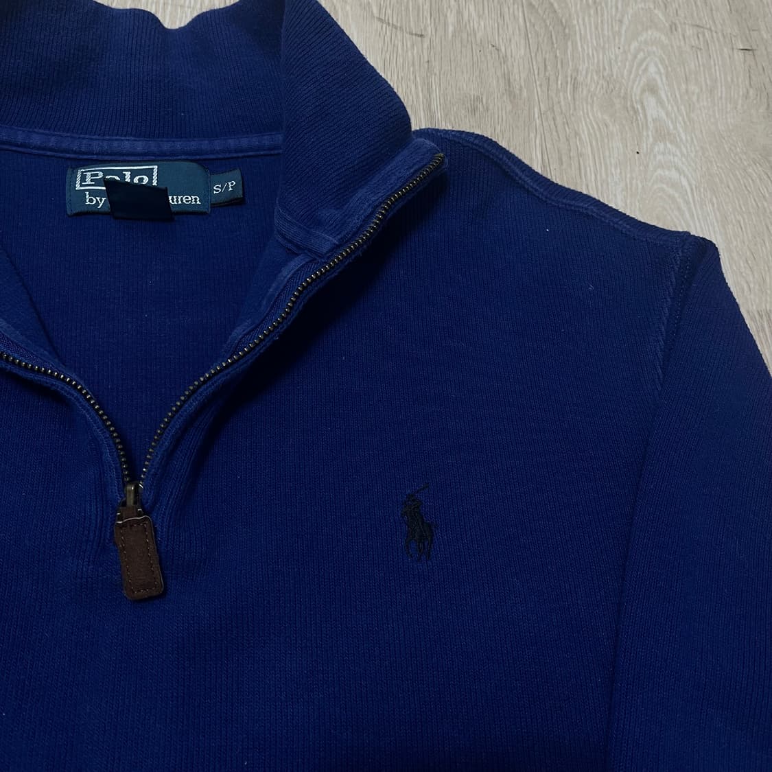 폴로 랄프로렌 포니 스몰 로고 하프 집업 니트 S(90) 상품이미지1