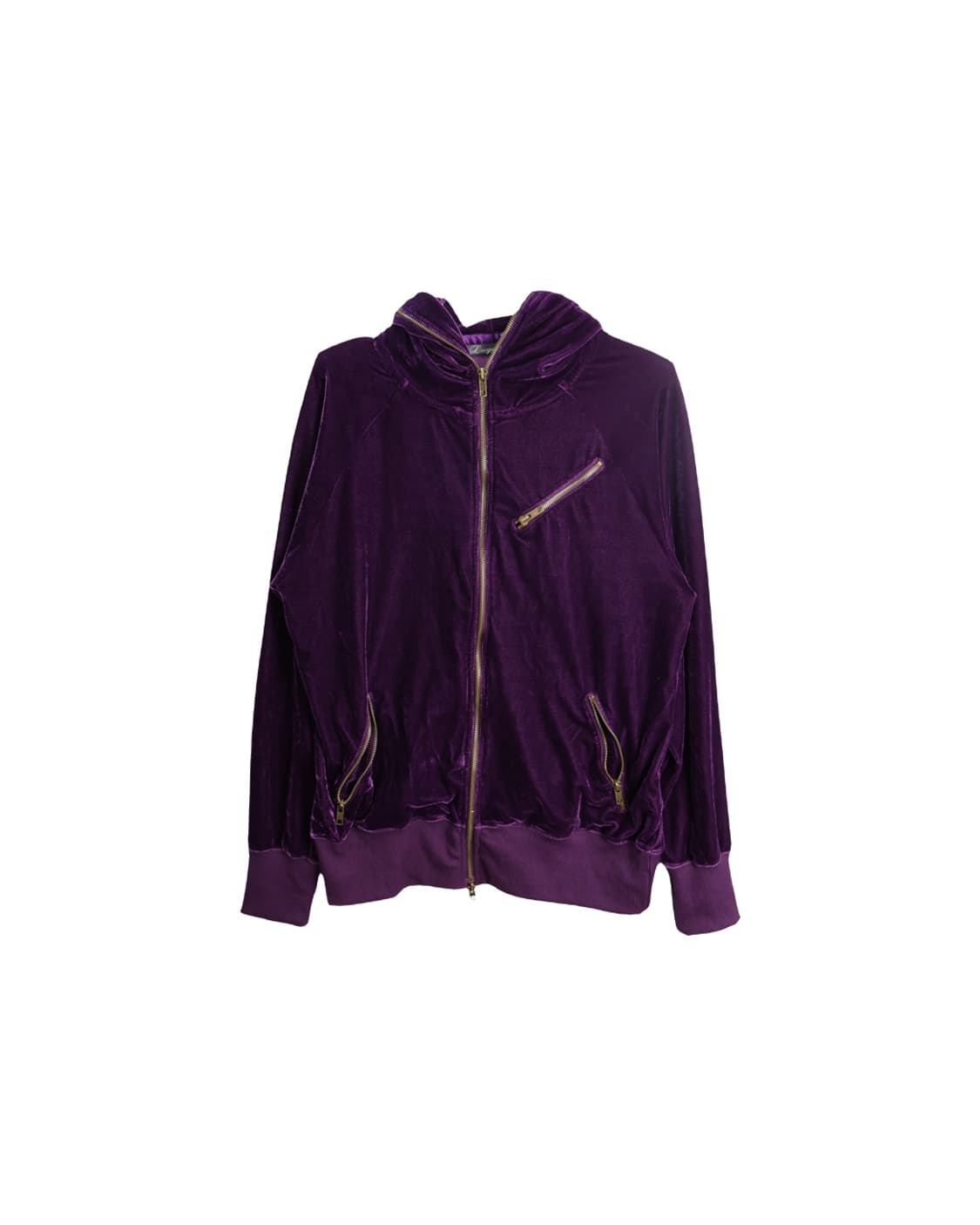  Jpn Purple Velvet Zip Up Hoodies 상품이미지3