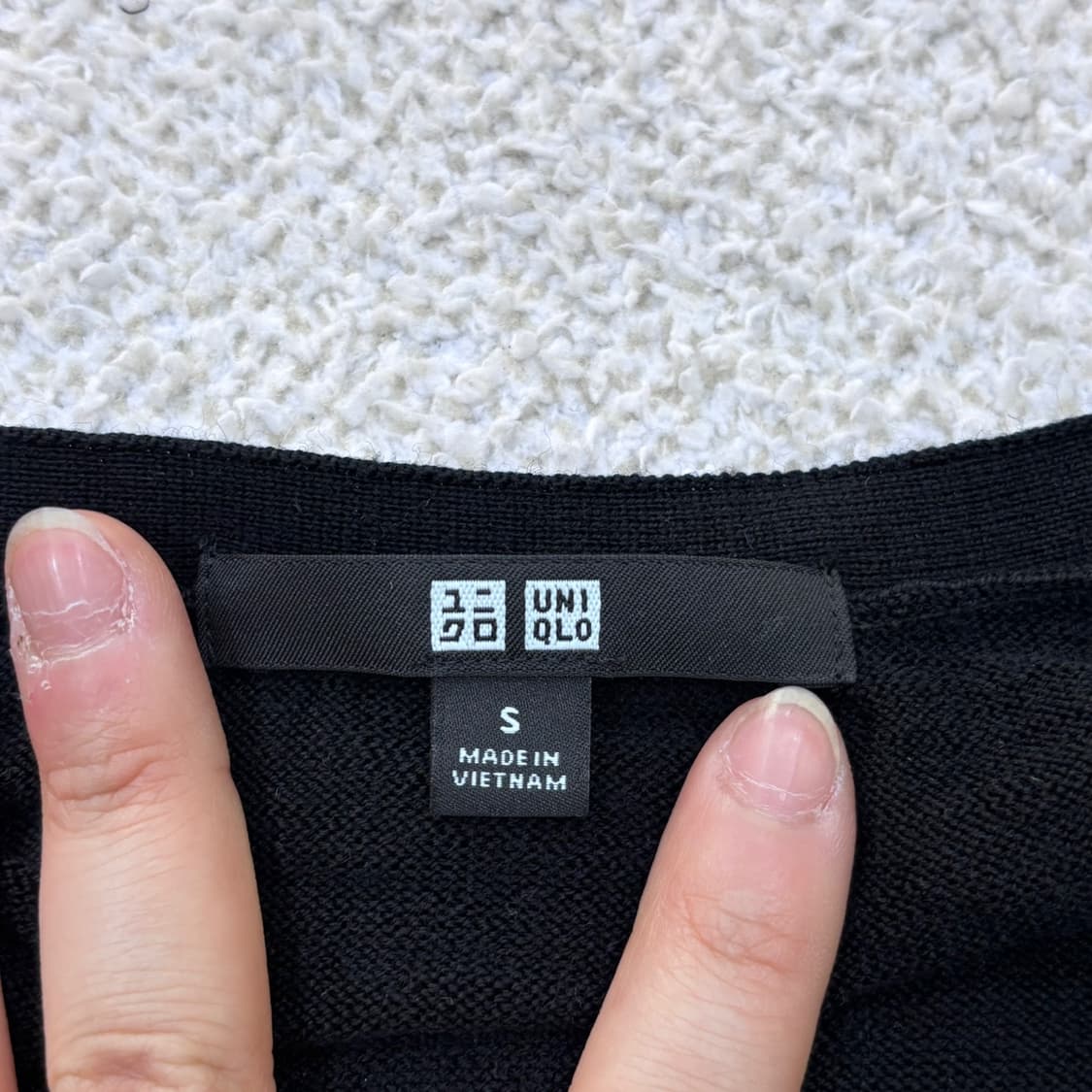 S 유니클로 여성 브이넥 가디건 0427E 상품이미지3