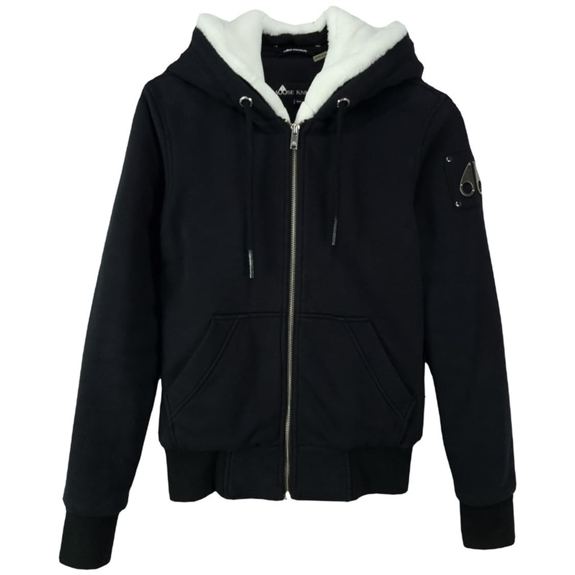 [무스너클] 버니스웨터 후드 집업 블랙 P01495 상품이미지2