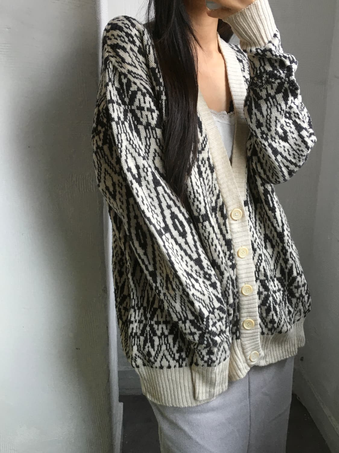 Giorgio Armani 패턴 가디건  상품이미지2