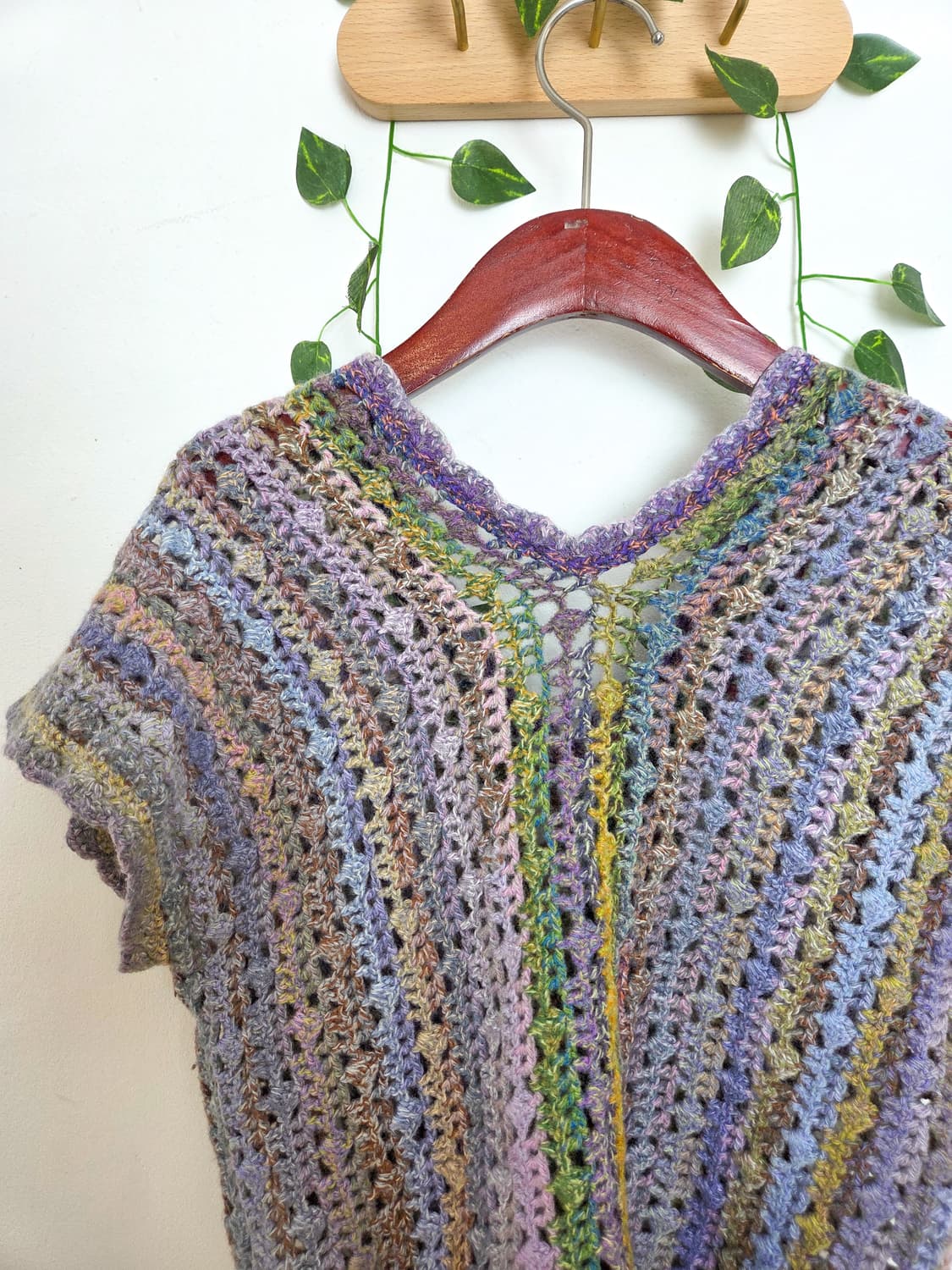 에스닉 니트 조끼 상품이미지5