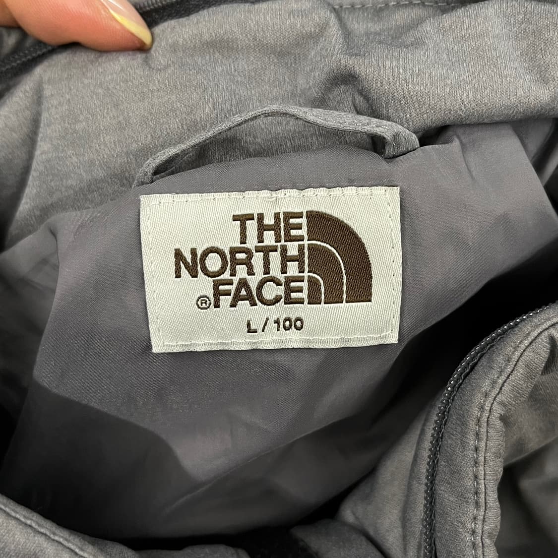 [정품/L] 노스페이스 V-Motion 회색 패딩 자켓 b19 상품이미지5