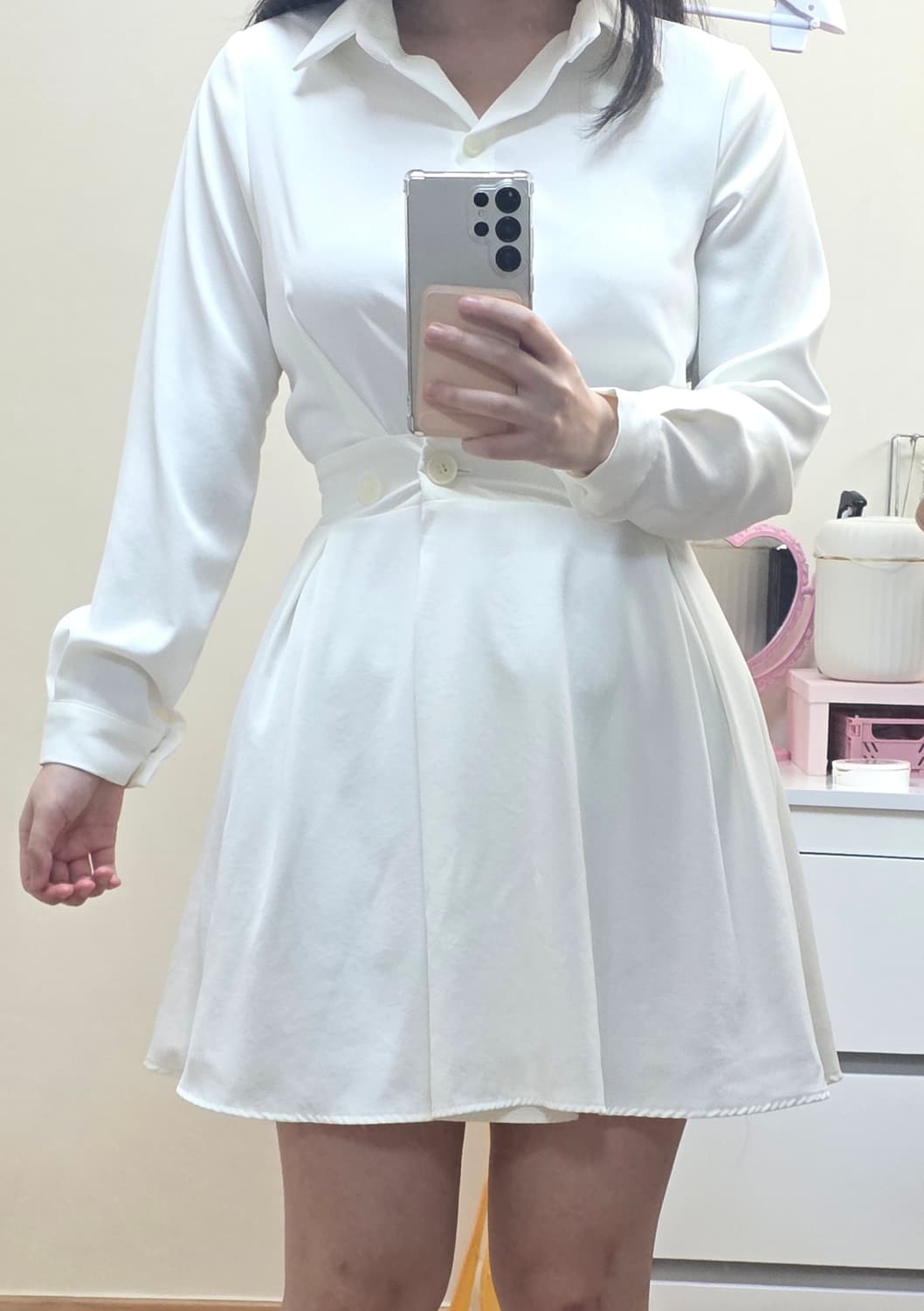 퍼빗 아틀리에 자체제작 셔츠 원피스 팝니다  상품이미지8