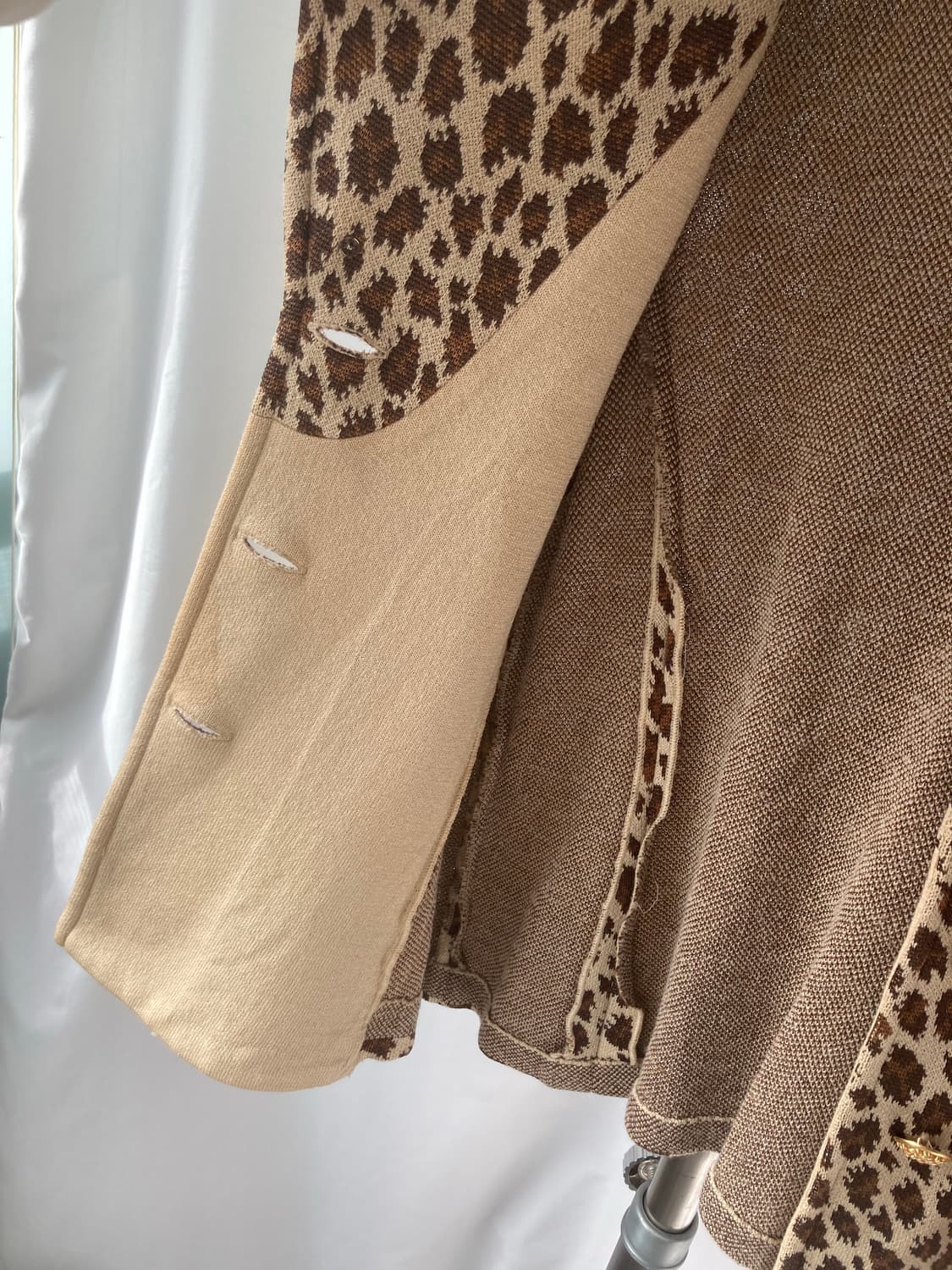 정품) ST.JOHN 세인트 존 여성 레오파드 호피 겨울 자켓 상품이미지8