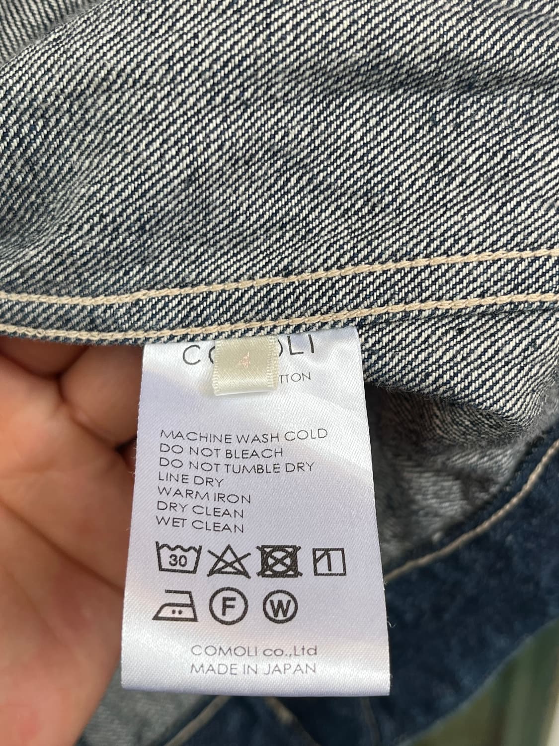 Comoli 코모리 타입1 데님 자켓 4 상품이미지6
