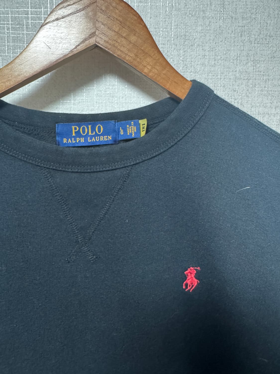 폴로 랄프로렌 블랙 맨투맨 L 상품이미지3