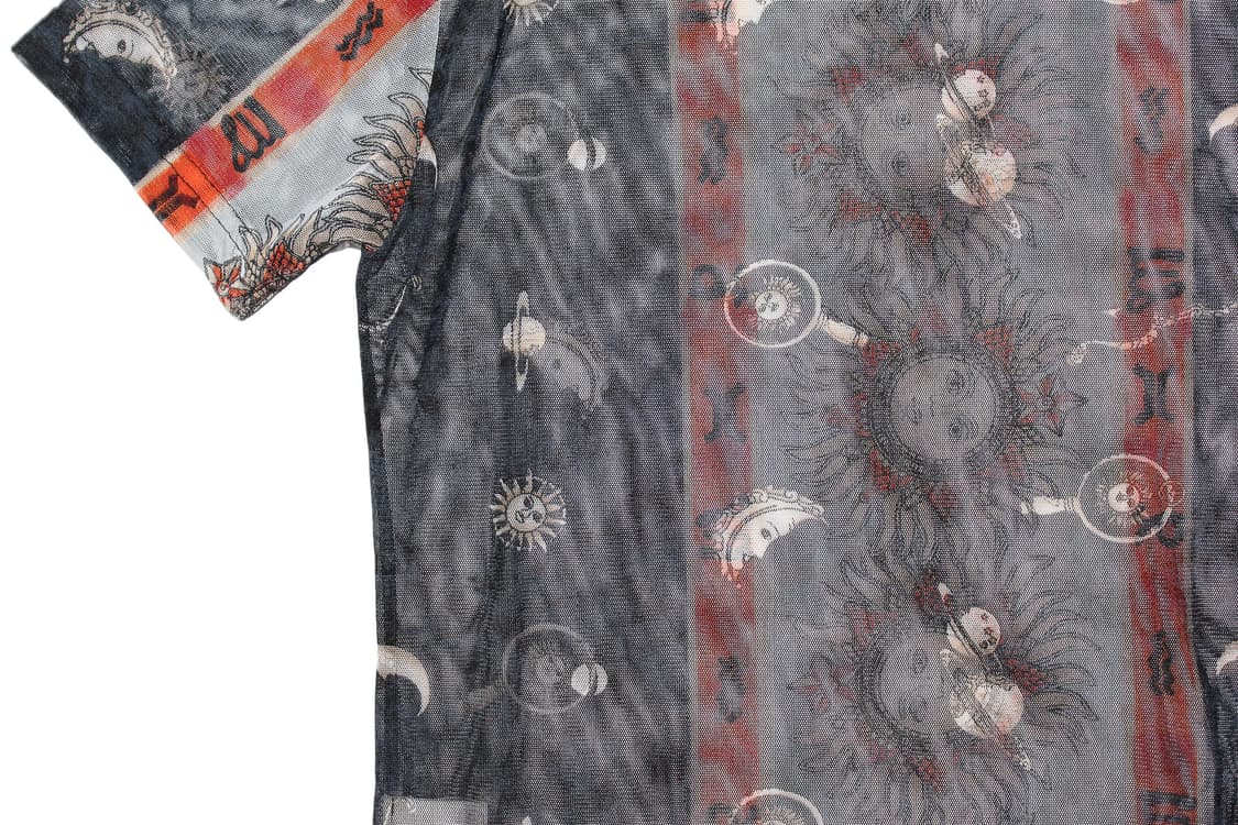 1990s 베르사체 메쉬 시스루 슬리브 상품이미지6