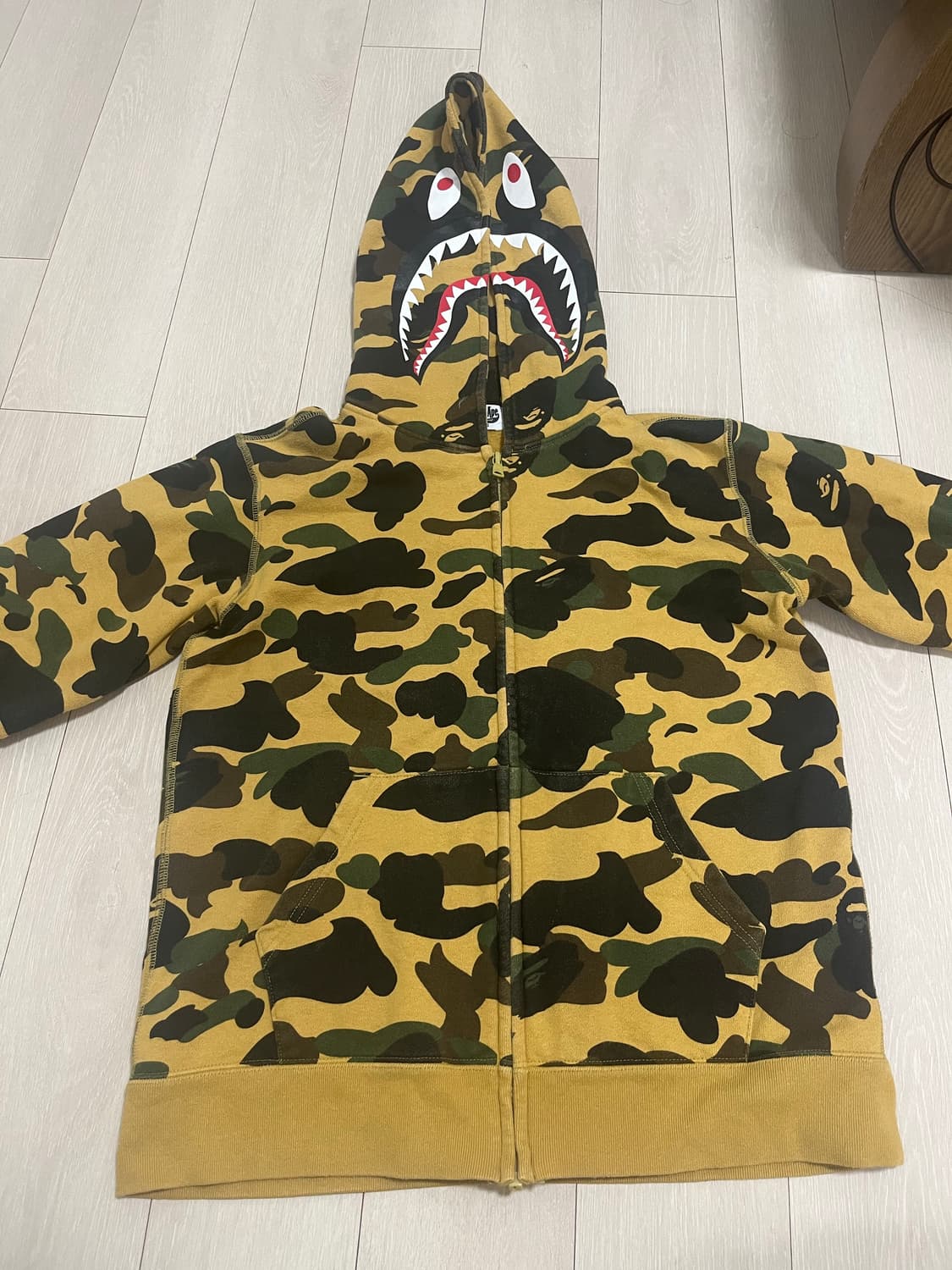 베이프 샤크 후드집업 키즈 상품이미지1