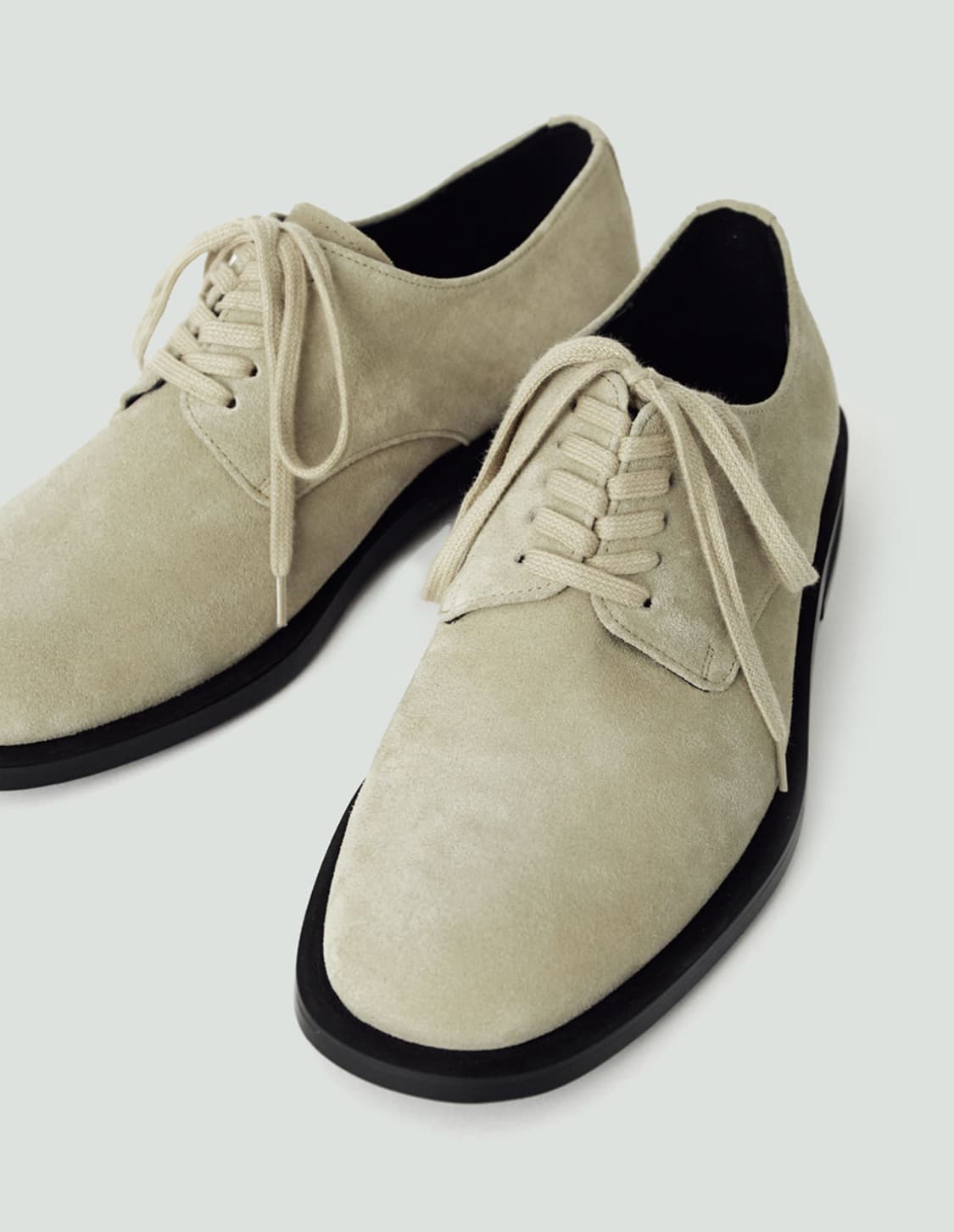 새상품(280)로맨틱무브 투데이즈 더비 아이보리 스웨이드 상품이미지5