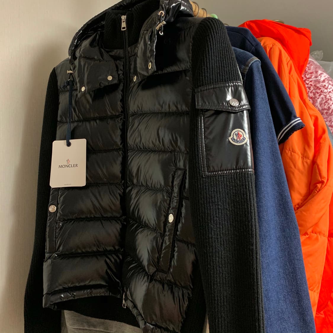 (S) 몽클레어 니트 후드 패딩 자켓 상품이미지9