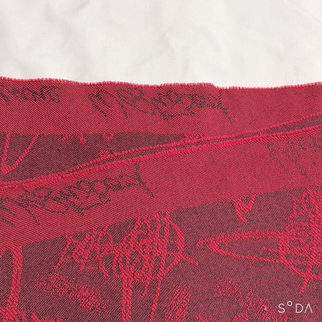 비비안웨스트우드 레드 패턴 목도리 숄 머플러 상품이미지6