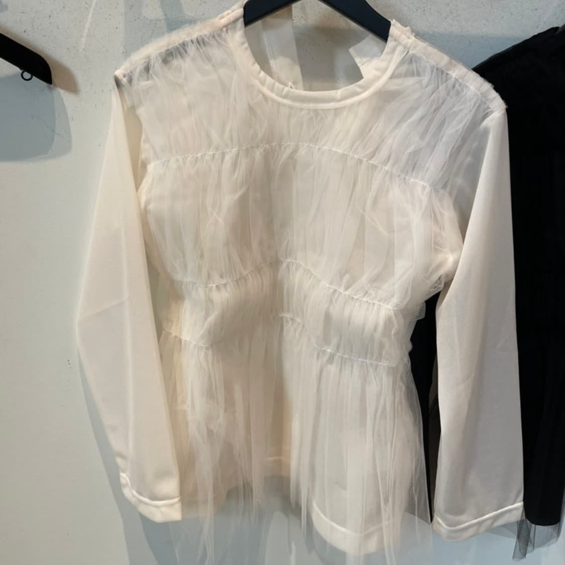 꼼데가르송 타오 TAO 25ss 튤 블라우스 상품이미지1