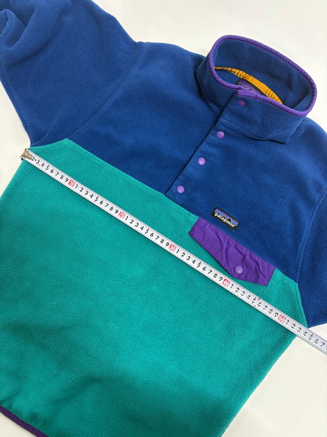 빈티지 파타고니아 신칠라 스냅티 블루/그린 멘즈S 상품이미지7