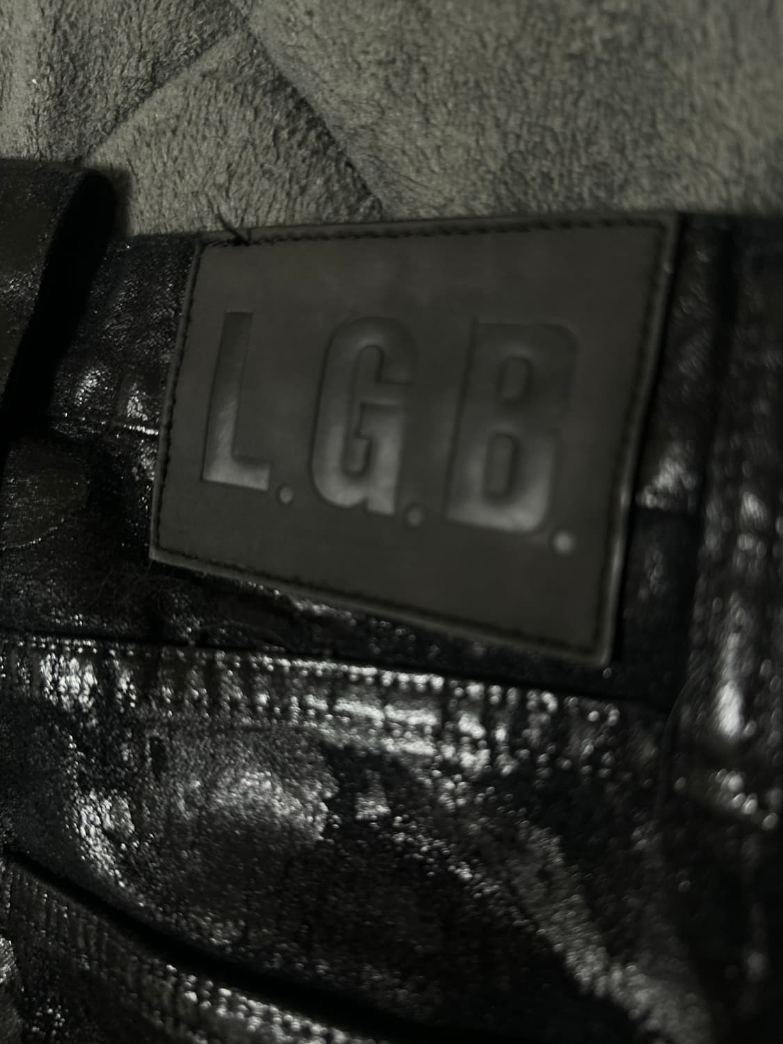 LGB S-wolf 코팅 데님 부츠컷 플레어 스키니 상품이미지5