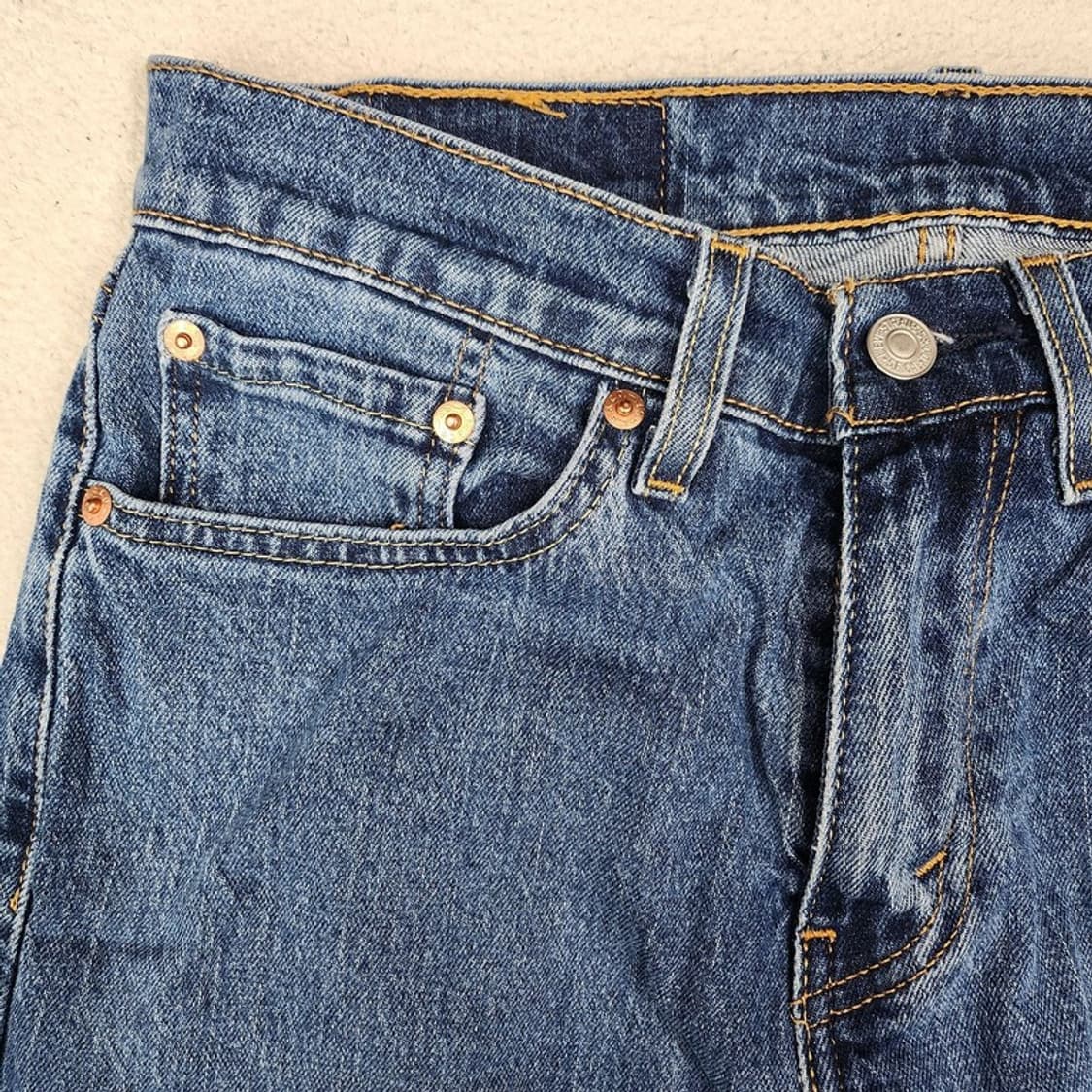 LEVI'S 505 레귤러 스트레이트 청바지 Women W28 L32 상품이미지3