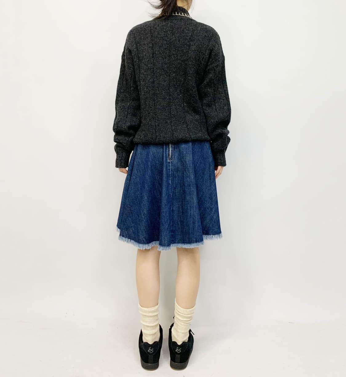 90's DINAMO 스티치 니트 가디건 상품이미지4