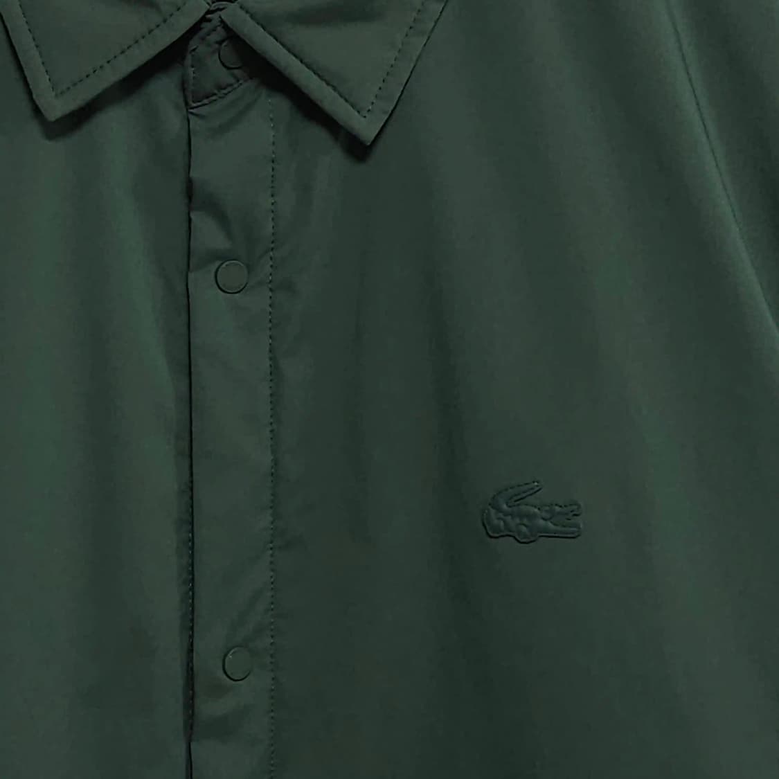 105)LACOSTE 라코스테 방수 패딩 오버셔츠 그린 상품이미지2