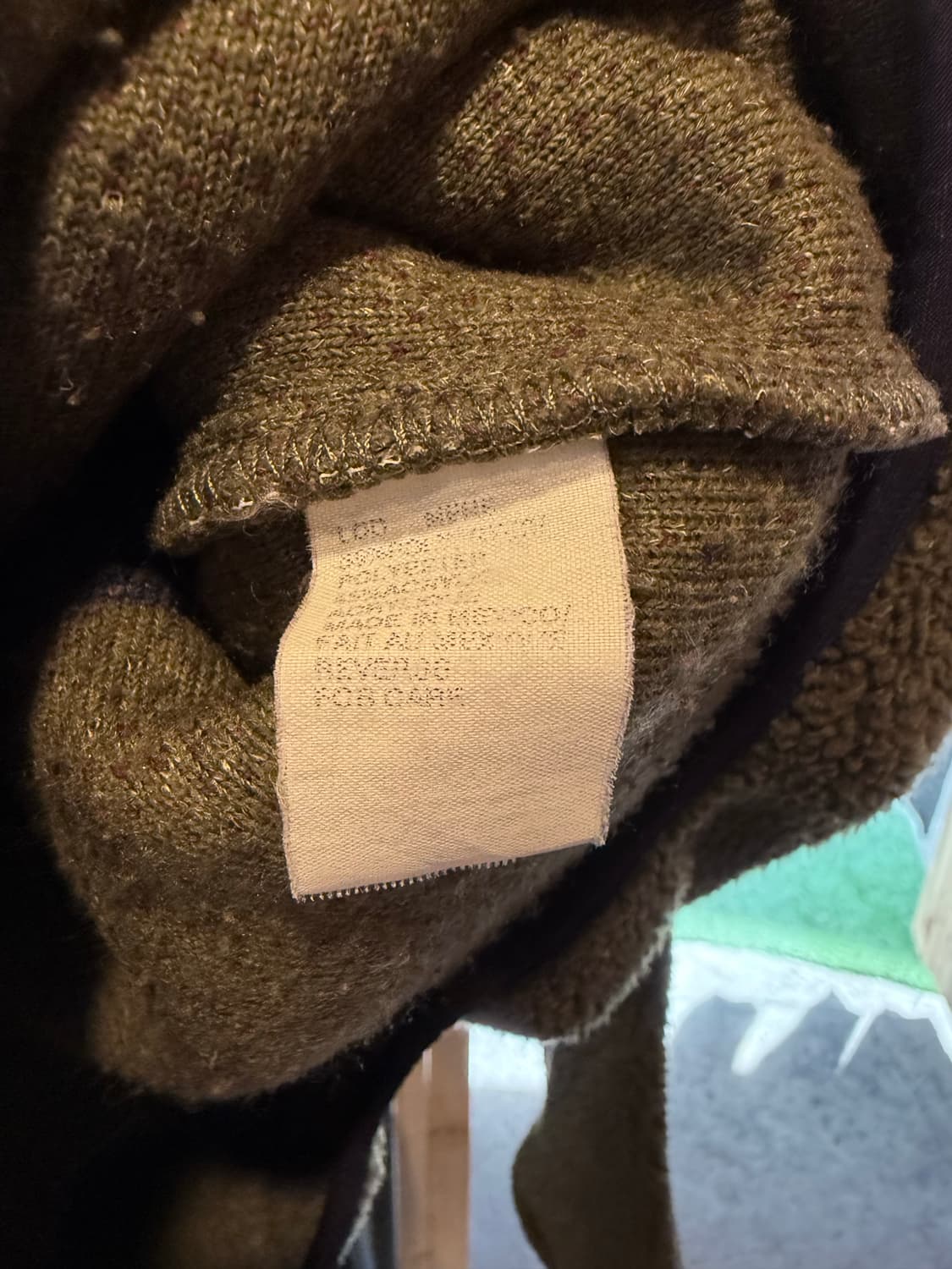 울리치 90s 카키 폴라텍 플리스 풀오버 상품이미지3