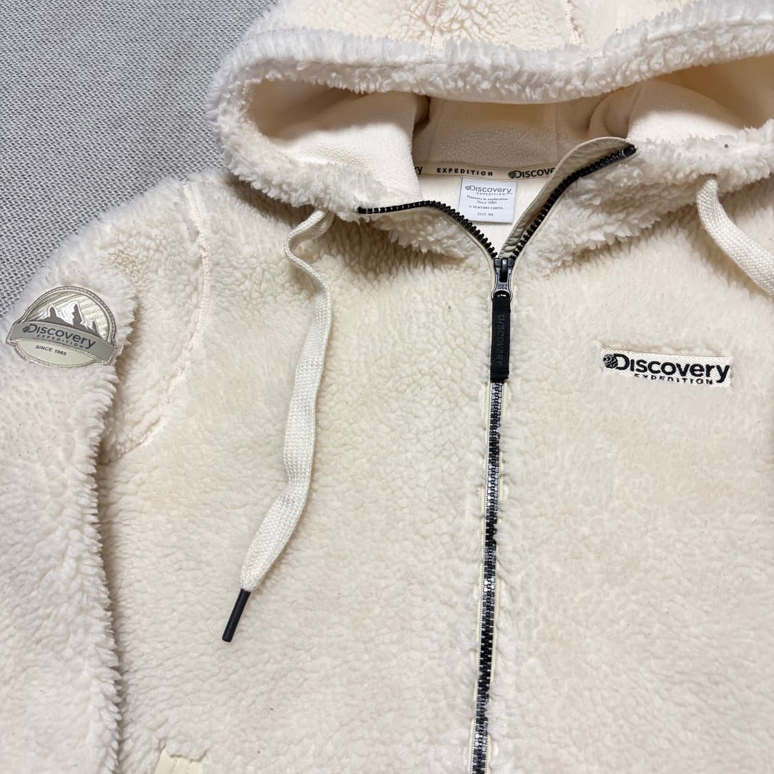 디스커버리 플리스 후드집업 상품이미지2